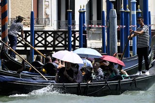 Heatwave embers in Venice